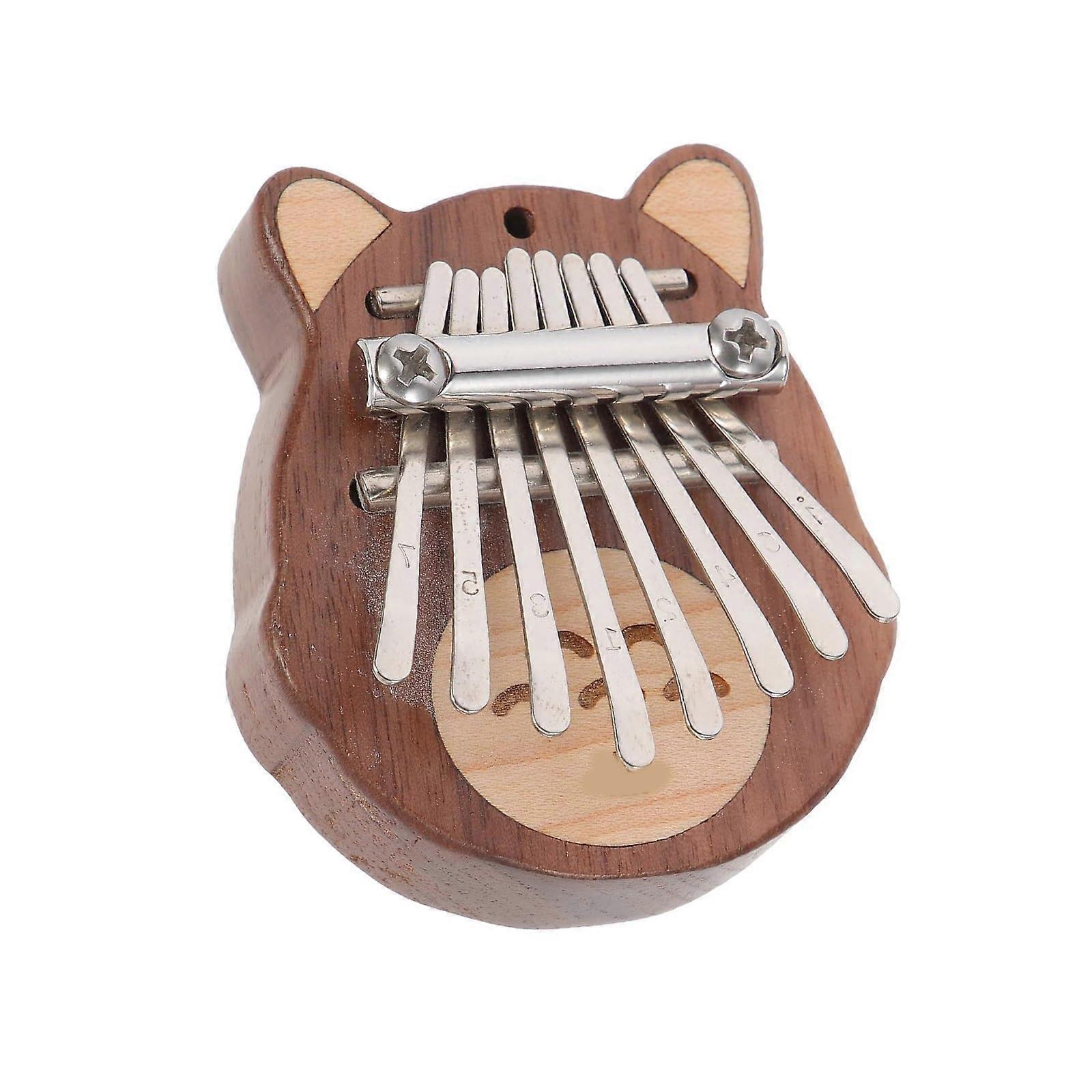 Kalimba Thumb Piano for Beginners with Expanded Tonal Range Durable Walnut Maple Compact Design