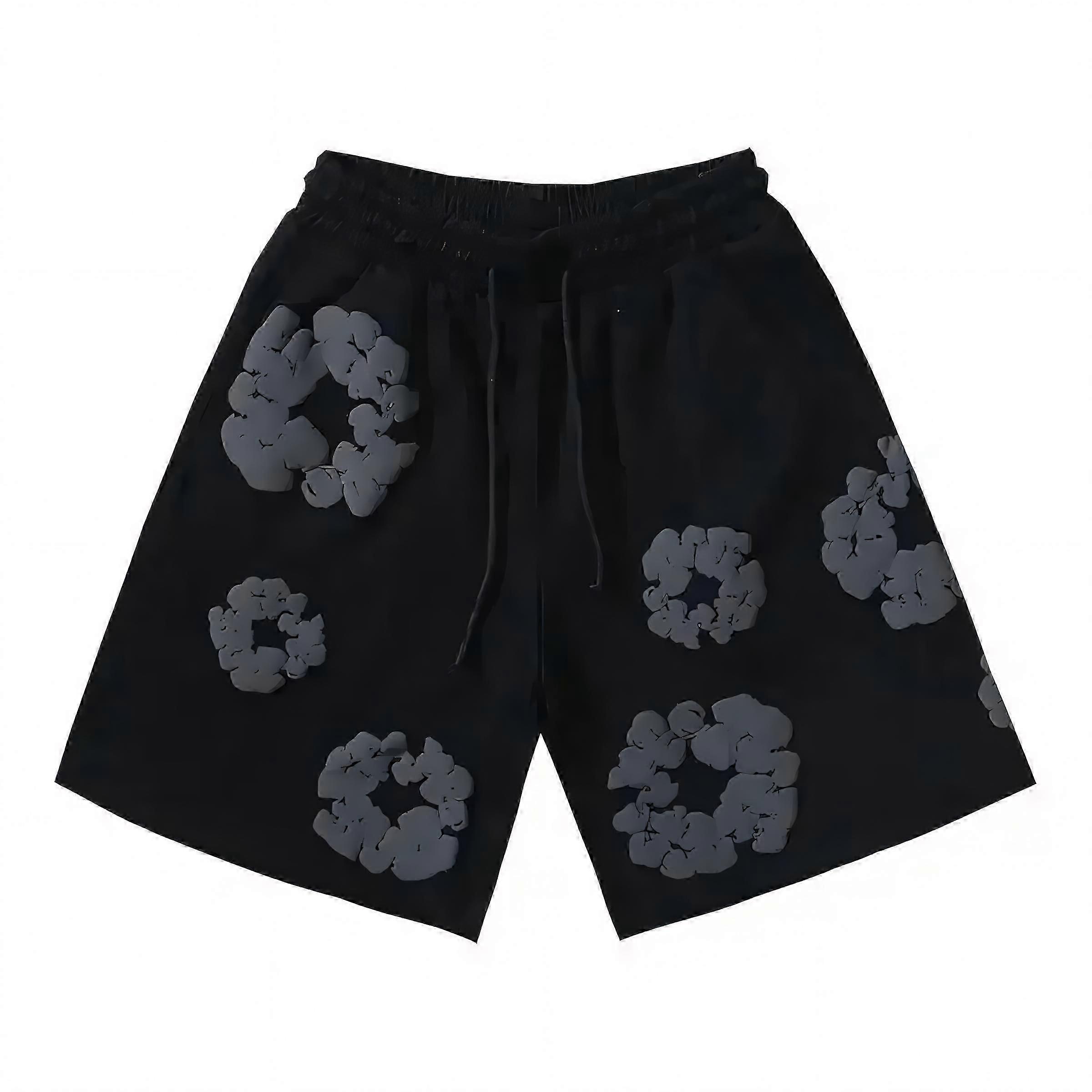 Men Summer Regular Fit Drawstring Casual Shorts