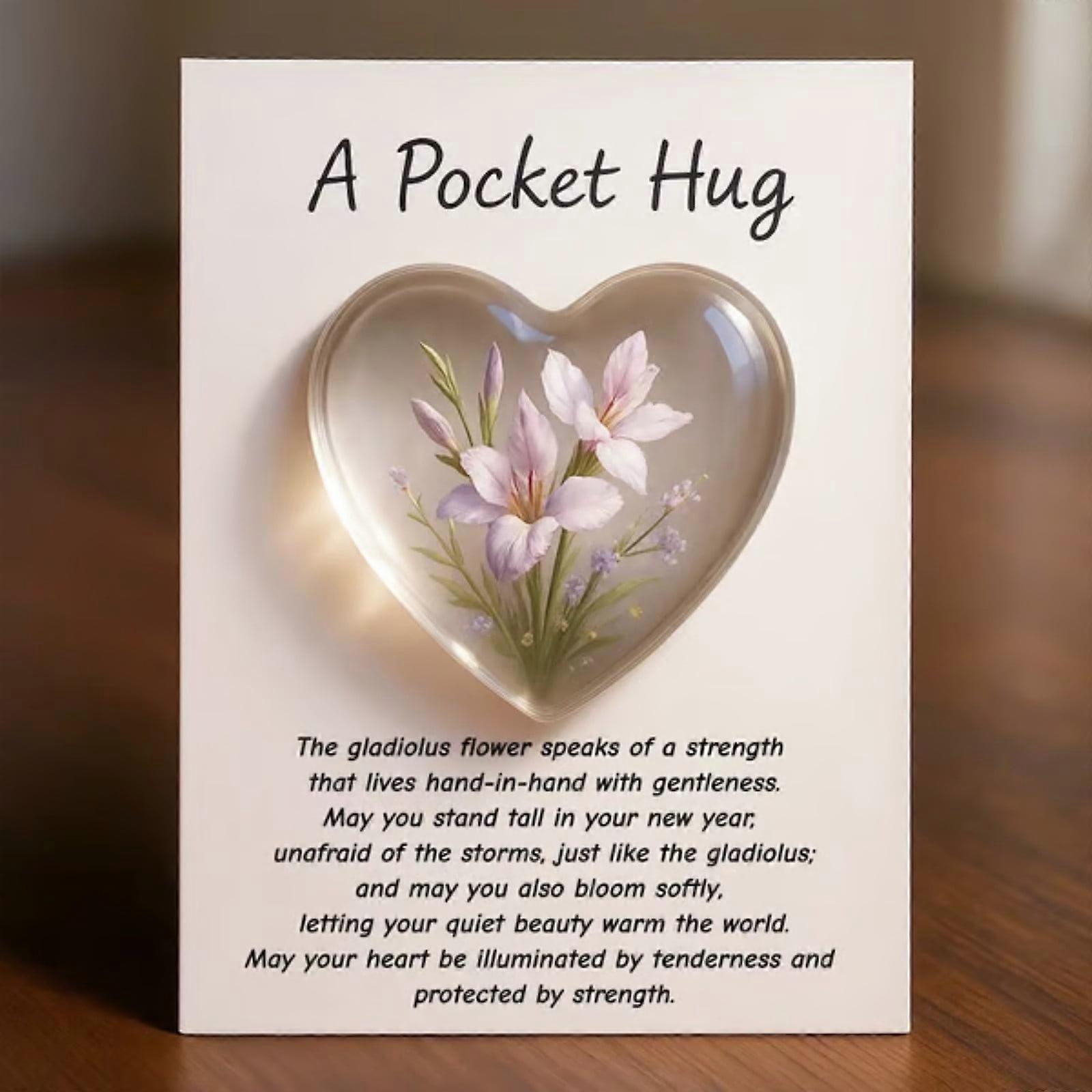 A Gift Card With A Flowered Pocket(L,Plastic)