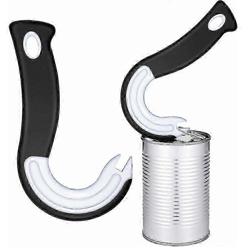 2-Pack Easy-Open Can Opener Manual Tool with Ring Pull