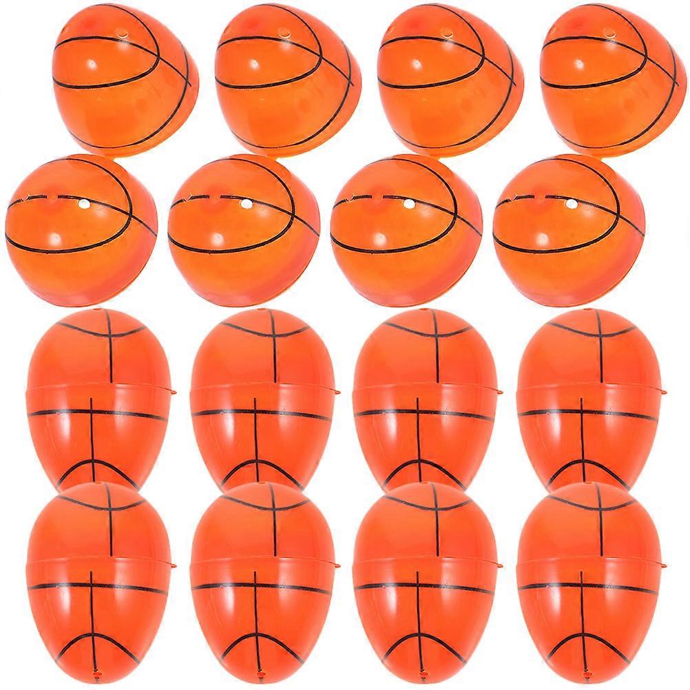 12pcs Fillable Easter Eggs Plastic Sports Ball Easter Eggs Openable Easter Eggs Easter Basket Stuffers