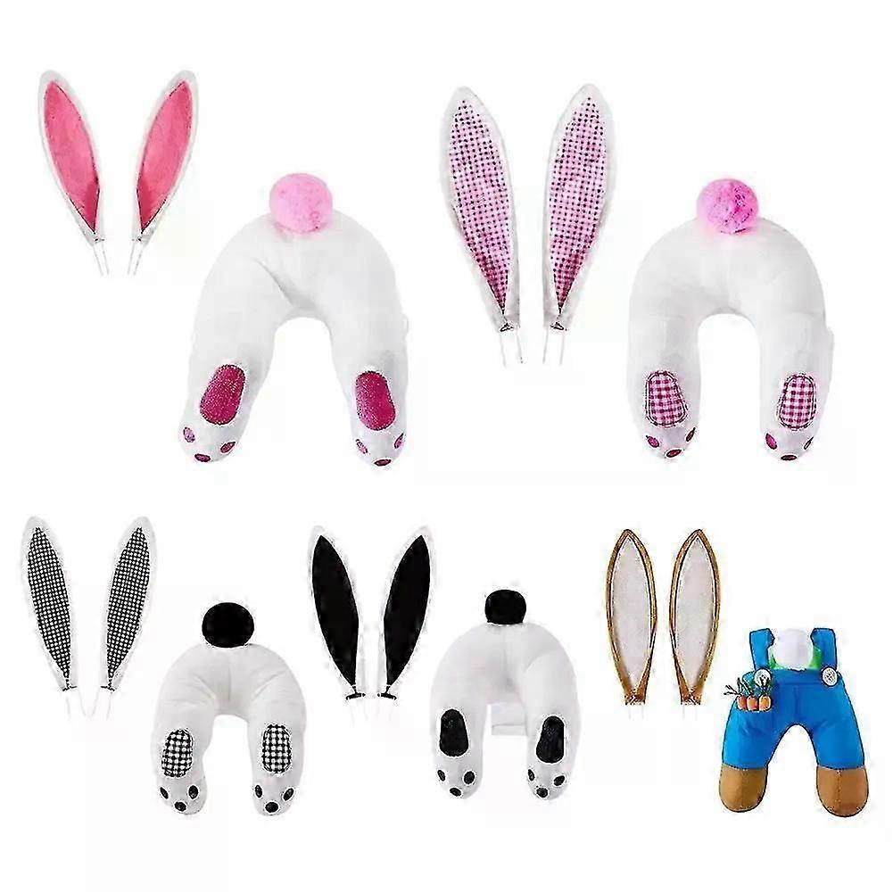 Cute Bunny Butt Wreath Attachment Easter Comic Rabbit Garland Attachmet Spring