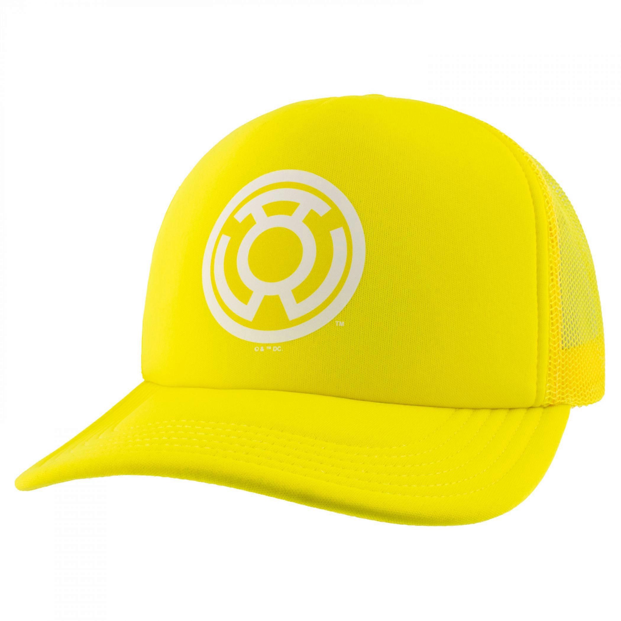 Yellow Lantern Logo Trucker Hat