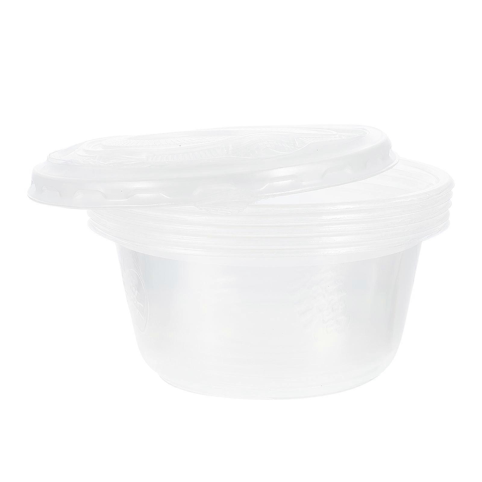 Transparent with Lid for Storage Use 50Pcs PP