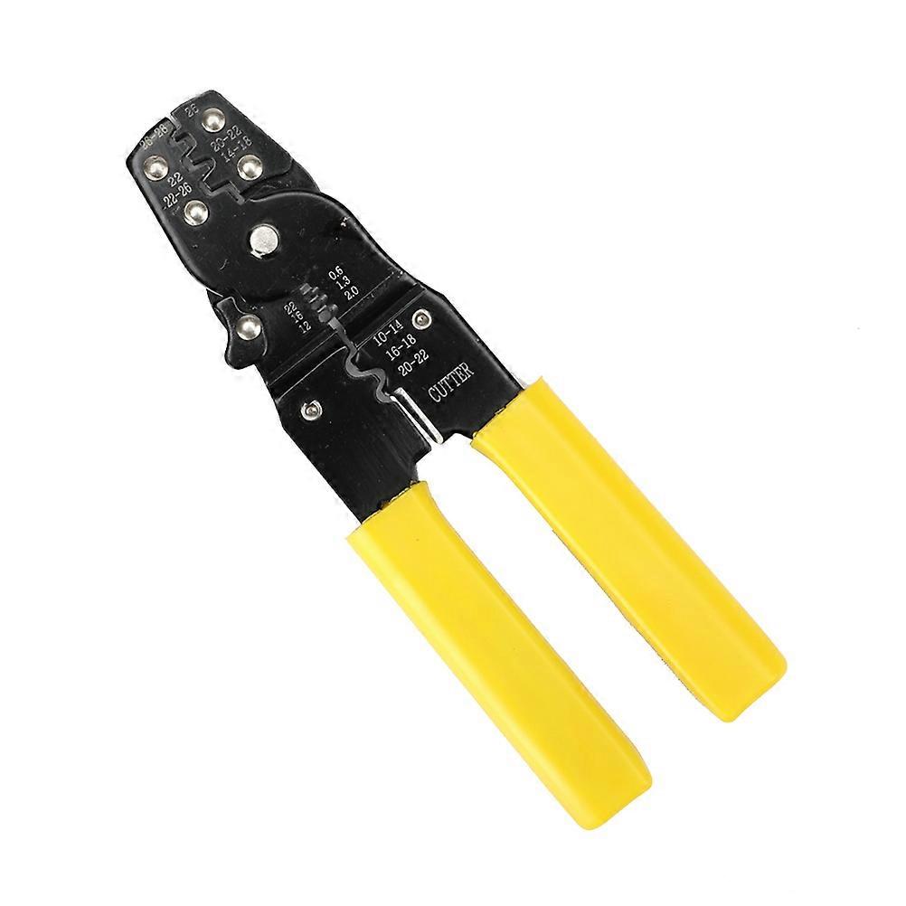 Multi Function Wire Stripper Professional Electrician Tools Yellow Black For Electrician Work Cable Installation 1Set