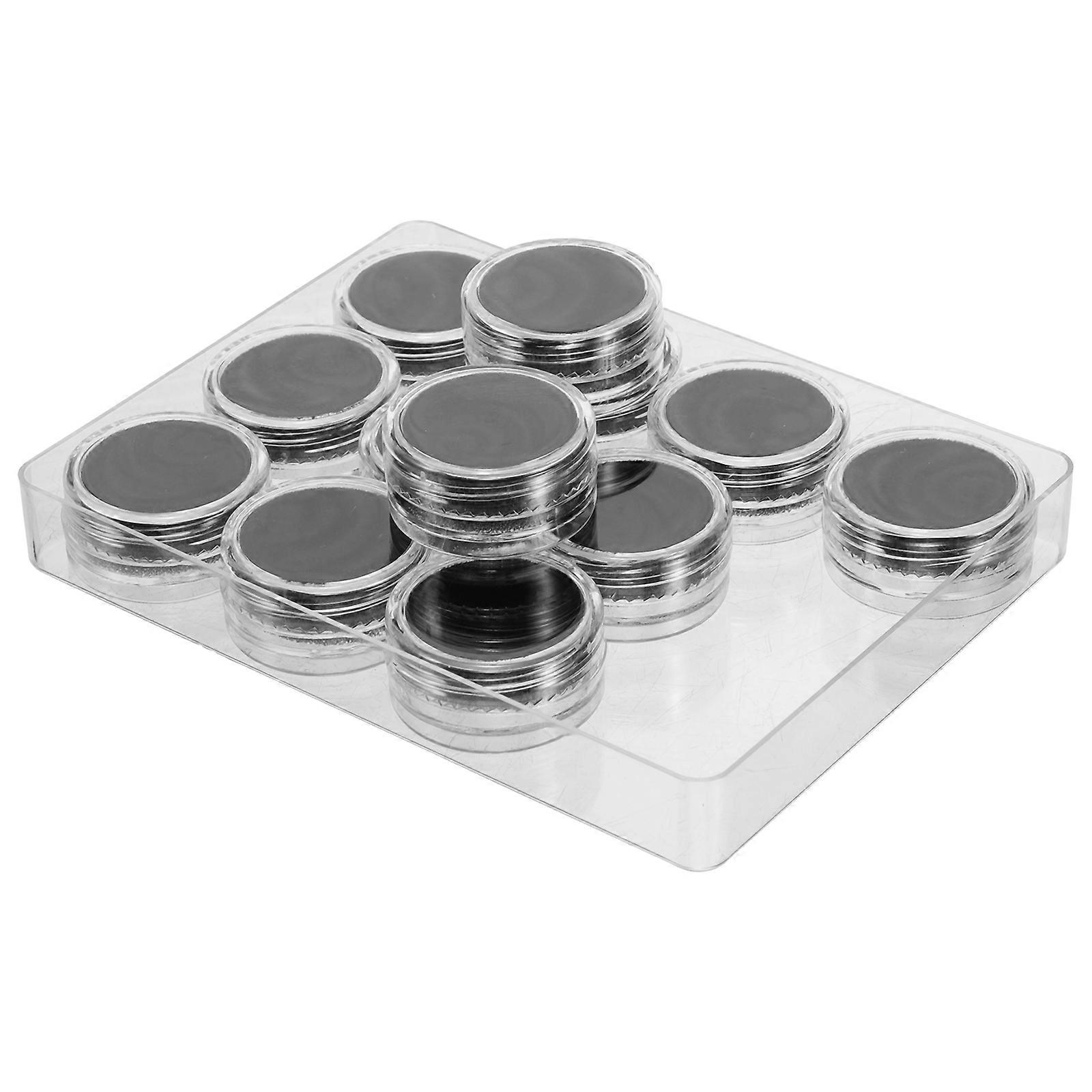 Display Case for Storage 1Set Clear Lid Gemstone Holder