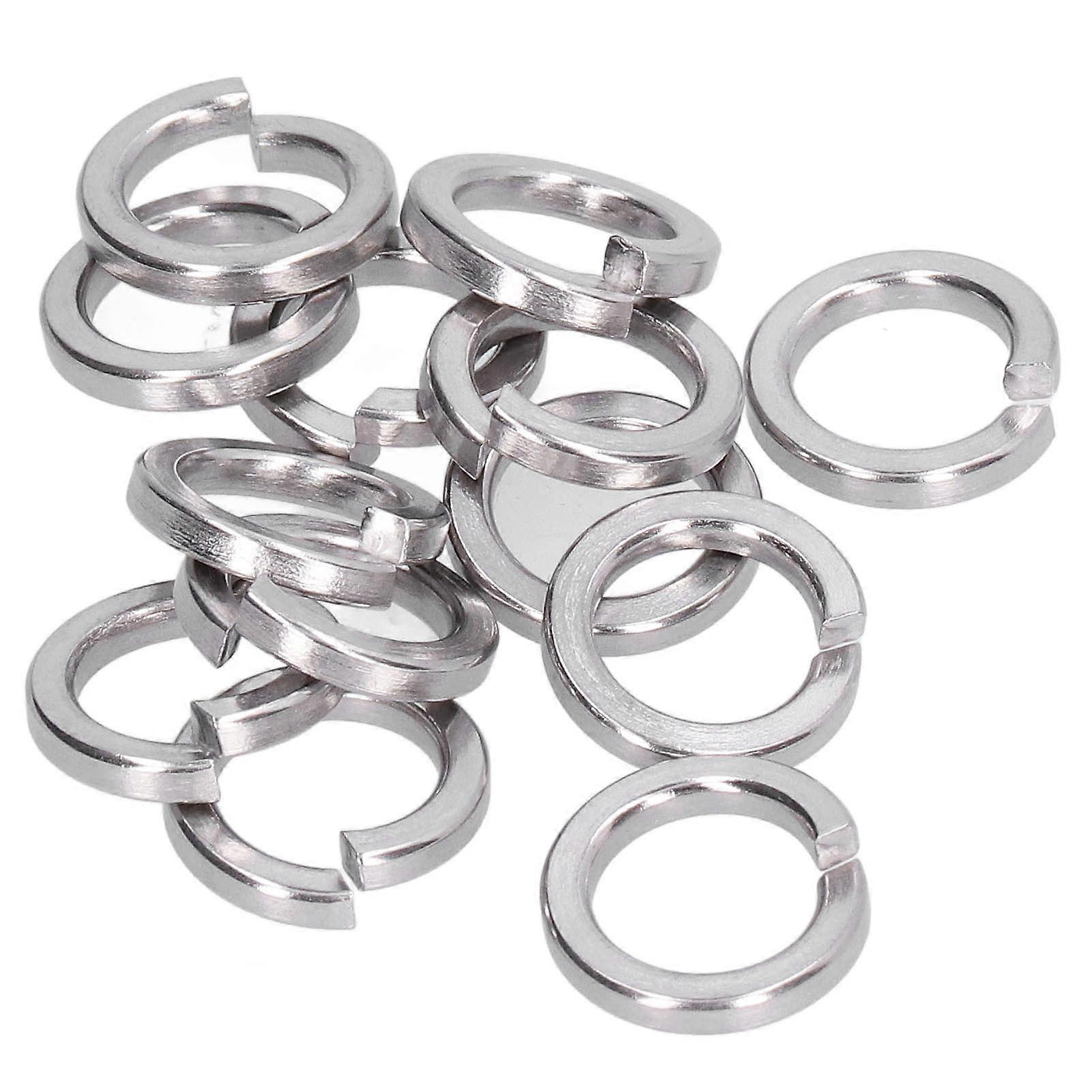 150Pcs Spring Lock Washers Split Square Section Assortment Tool A2 Marine Grade Stainless SteelM4