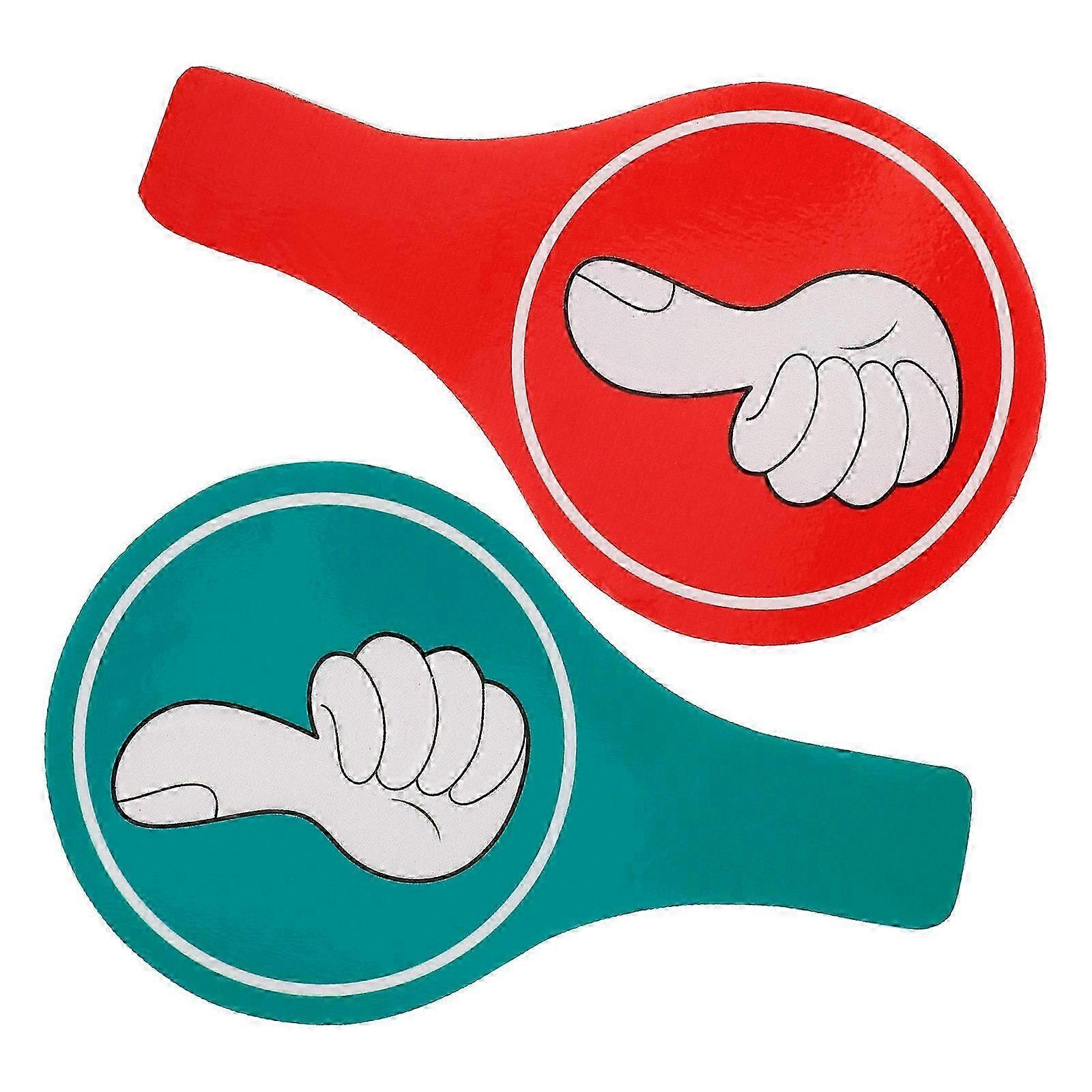 Thumbs Up Thumb Down Voting Paddle for Classroom Judging 1Set Board