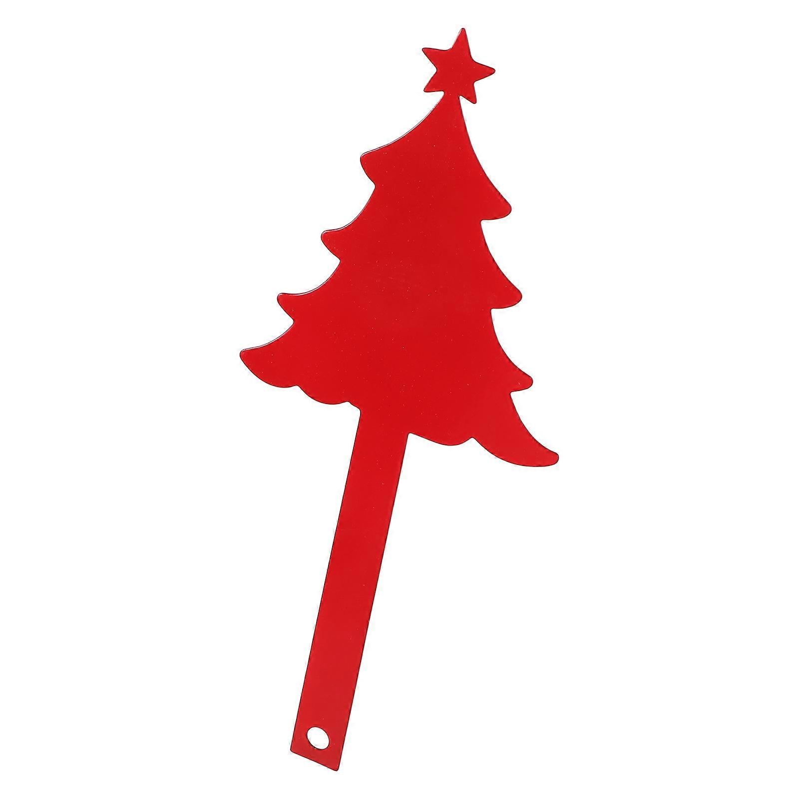 Creative Iron Mailbox Flag Replacement for Decor Red Tree Mailbox Decor