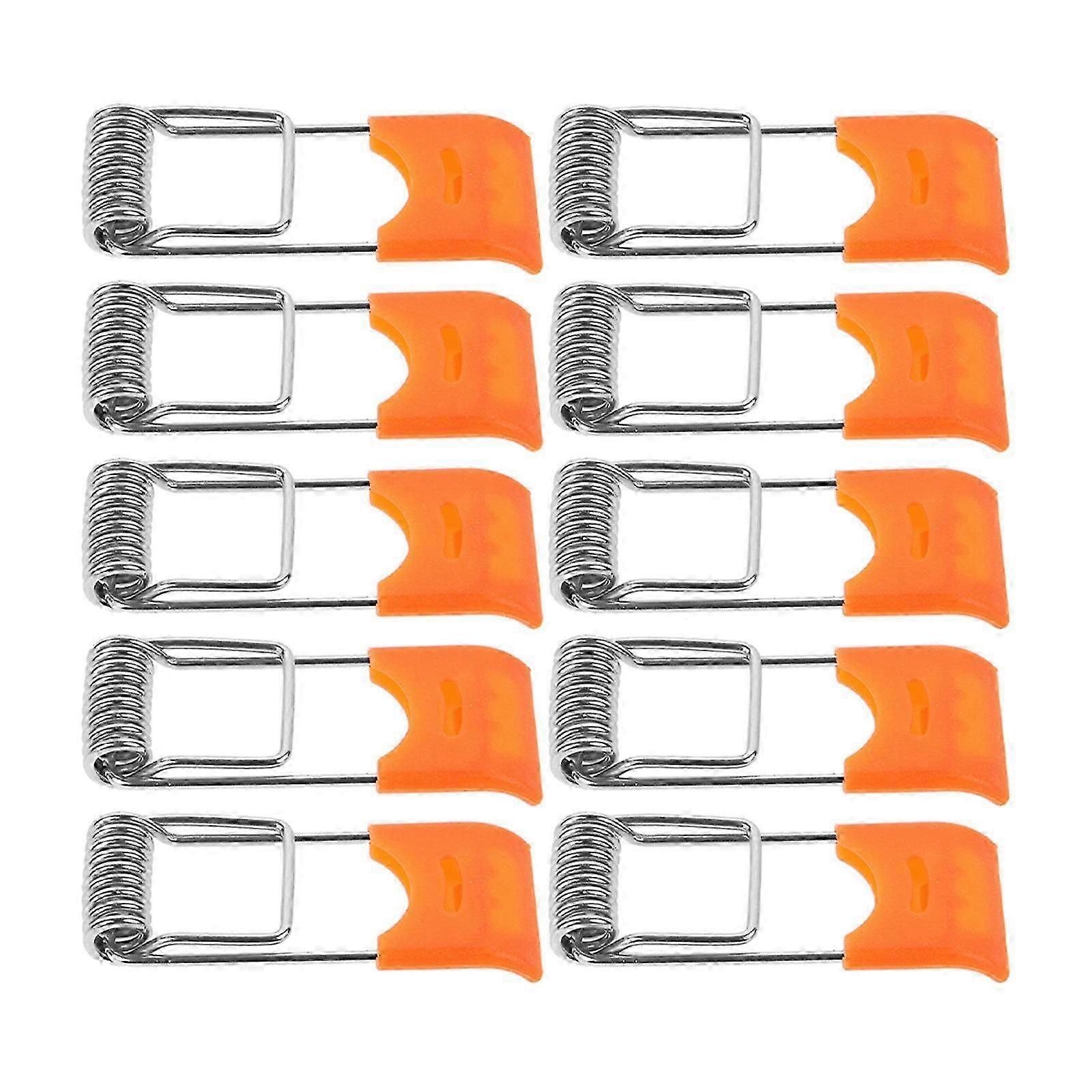 LED Downlight Spring Clips for Easy Installation 100Pcs Orange Ceiling Light Base Holder