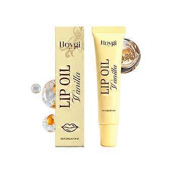 2pcsVanilla Lip Oil, Moisturizing Nourishing Gentle Care, Portable Lip Treatment, Relieves Dryness, Locks Moisture