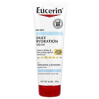 Eucerin, Daily Hydration Cream, SPF 30, Fragrance Free, 8 oz (226 g), 2-Pack
