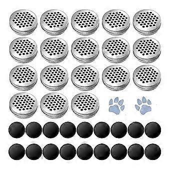 Kit de dressage pour chiens avec 18 boîtes métalliques RG, contenants magnétiques pour le travail olfactif.