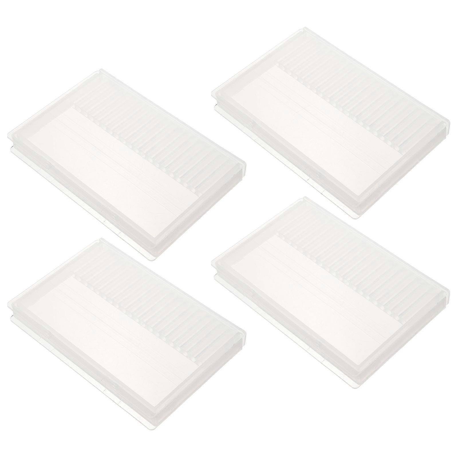 Drill Bit Box Organizer Nail Drill Bits Display Box compatible with Storage 4Pcs