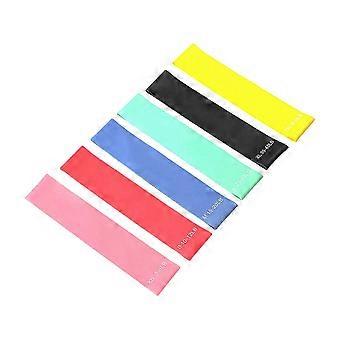 6 Pcs Fitness Bands Set Resistance Bands Exercise Bands Elastic Workout Bands for Gym Home and Outdoor Workouts  6 piece set combinat 2026