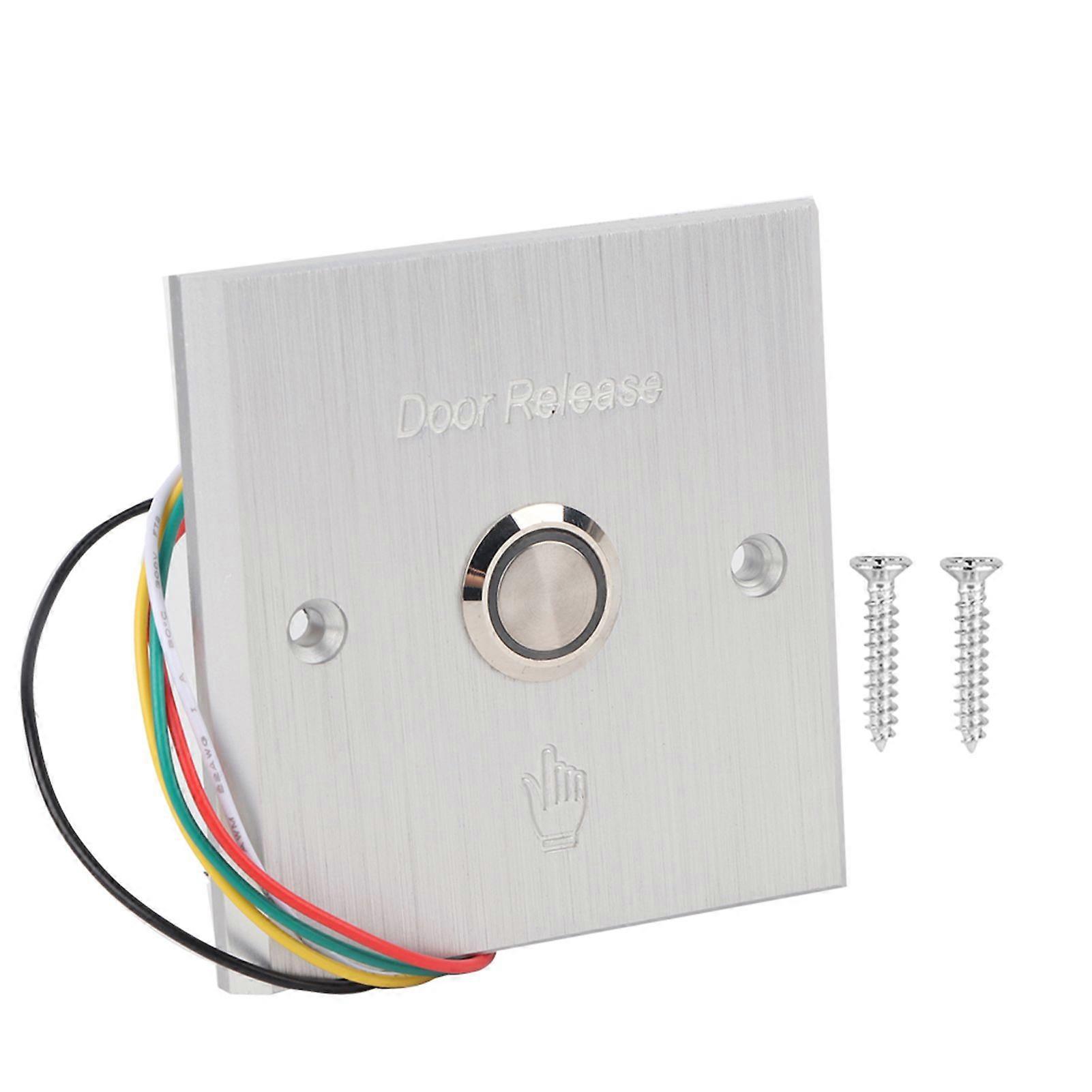 Door Access Control System Exit Button Door Push Release Switch With Indicator Light