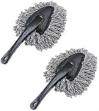 2 Pack Super Soft Microfiber Bil Dash Duster Børste til bil rengøring