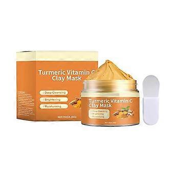 150 g Kurkuma Vitamine C Moddermasker: Verfrissend, hydraterend, diep reinigend, talgregulerend & voedend voor een stralende huid