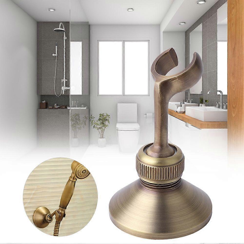 Adjustable Brass Electroplating Shower Head Holder Bracket Base compatible Home Bathroom Accessory