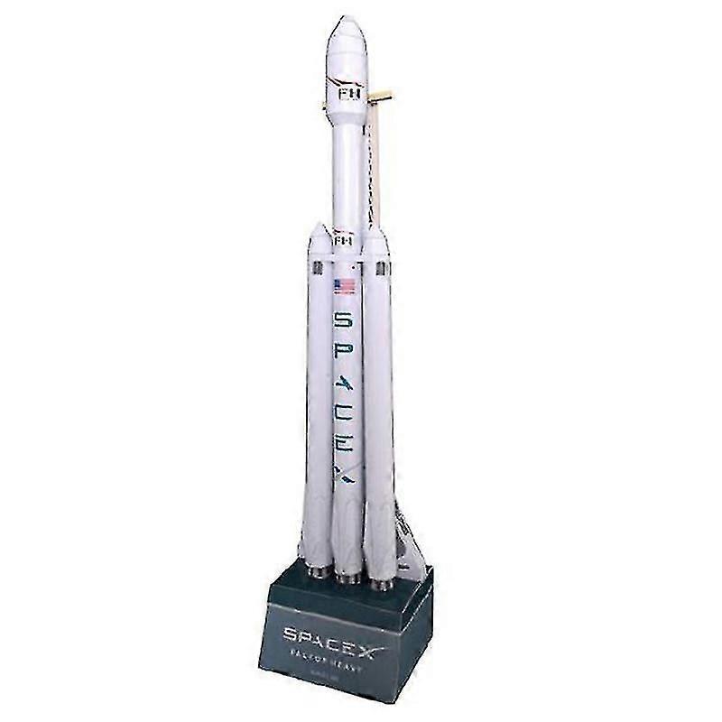 3d Spacex Falcon Heavy Rocket Diy Paper Model