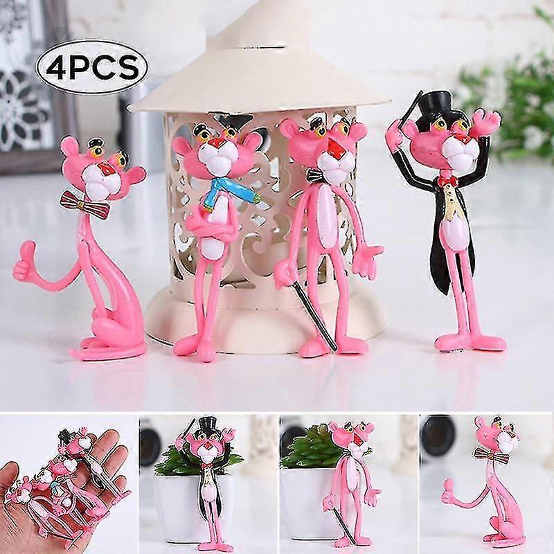 Pink Panther Cute Figure Toy Anime Pvc Action Figure Toys