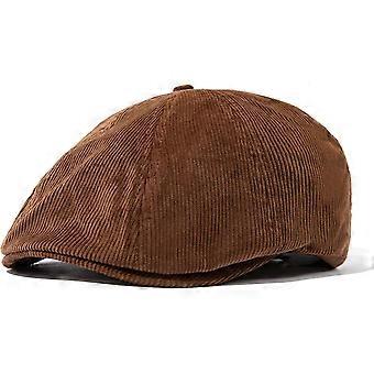 Gorras de pana estilo Newsboy para hombre, gorra plana retro de 8 paneles, gorra de conductor Hooligan, gorras con cierre a presión, gorra de golf estilo Ivy Irish Cabbie