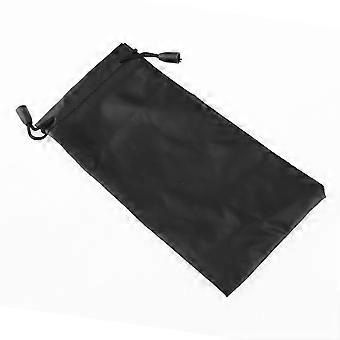 10pcs Microfiber Cleaning and Storage Pouch / Sack / Case for Sunglasses and Eyeglasses (Black)