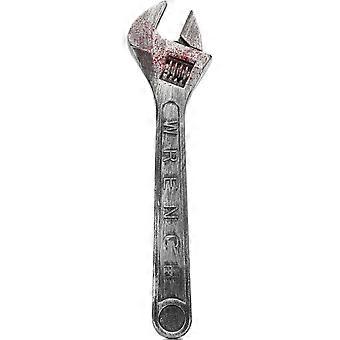 Plastic Wrench Toy 17.7 Inch Realistic Spanner Prop for Kids Role Play Halloween Costume Accessory Lightweight Smooth Grip