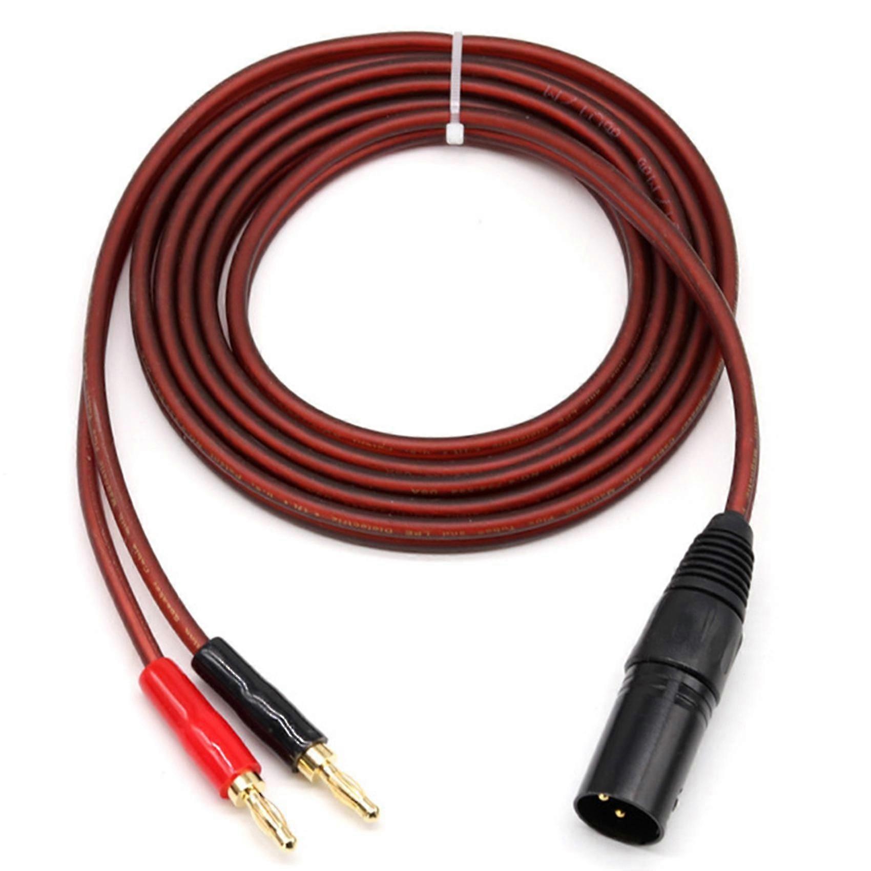 Dual Banana Plugs Audio Cable