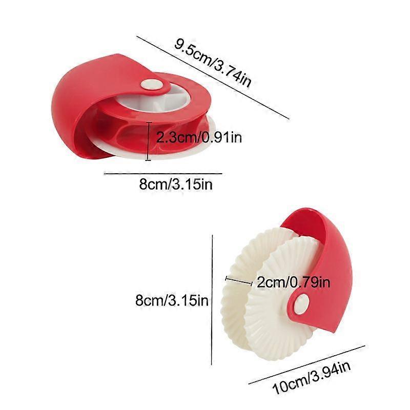 Plastic Wheel Roller Baking Cutter Kitchen Baking Tool