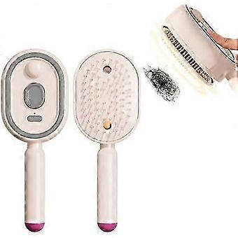 Superior Multi-Functional Massage Spray Comb Type-C Rechargeable electric hair Steam brush Portable Hair Care Sprayer Anti-Static &amp; Detangling Tel