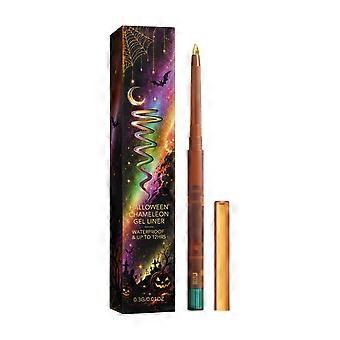 2pcs Halloween Color Changing Eyeliner Pencil (#04), Smooth Glide Makeup Tool for Eye Styling