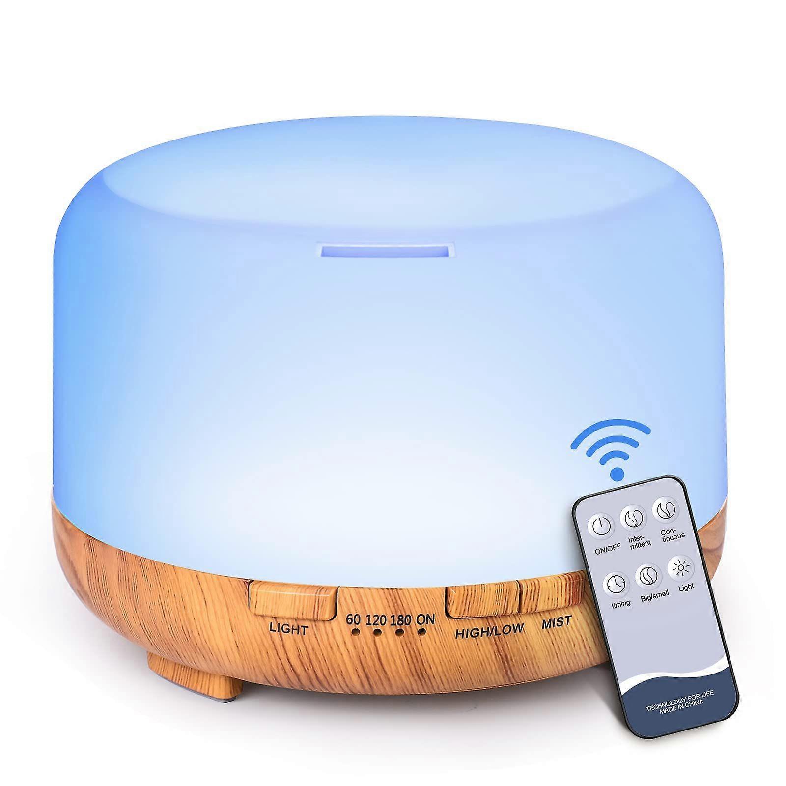 Essential Oil Diffuser,  500ml Humidifier, Diffusers for Home, Aromatherapy Diffuser with Remote Control, Diffusers for Essential Oils Large Room -GSL