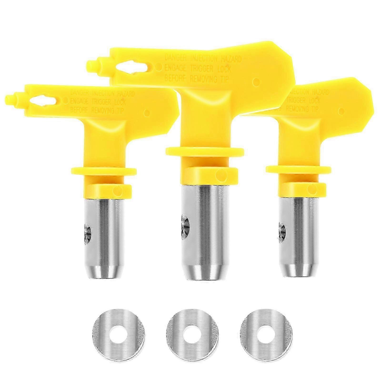 Airless Sprayer Spraying Accessories 3pcs Reversible Sprayer Tips