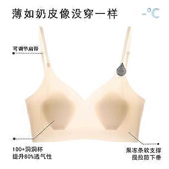 Women Seamless Ultra Thin Breathable Soft Support Bra For Large Bust