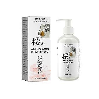 Jaysuing Cherry Blossom Shampoo Deep Cleansing Scalp Repair Hair Follicle Damage Strong Hair Anti-Hair Loss And Fixation