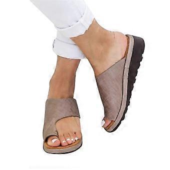 Sandals for Women Platform Open Toe Flip Flops with Anti Slip Sole Summer Beach Supplies Slip-on
