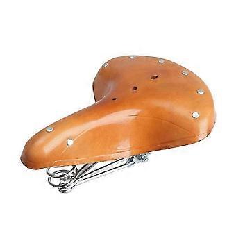 Z8 Weicher Retro-Fahrradsattel aus Rindsleder, Retro-Fahrradsattel für Damen und Herren, Komfort-Fahrradsattel