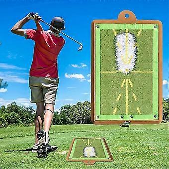 Golf-Trainingsmatte für Schwungerkennung beim Schlagtraining, Premium-Golf-Aufprallmatte, Golf-Übungsmatten mit Bahnrückmeldung