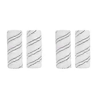 4 rollos de microfibra para rodillos de repuesto de la serie FC de Karcher. Compatible con FC3, FC5, FC7, FC8, EWM 2, 2.055-006.0