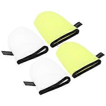 Makeup Remover Gloves Double Sides for Gentle Face Cleaning 4Pcs Towels