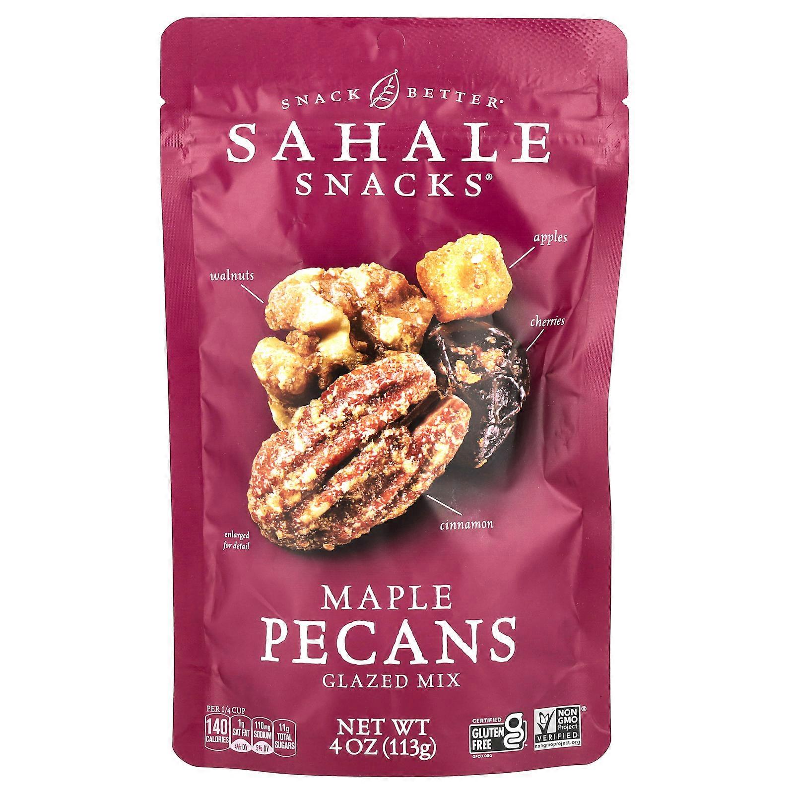 3 x Sahale Snacks, Glazed Mix, Maple Pecans, 4 oz (113 g)