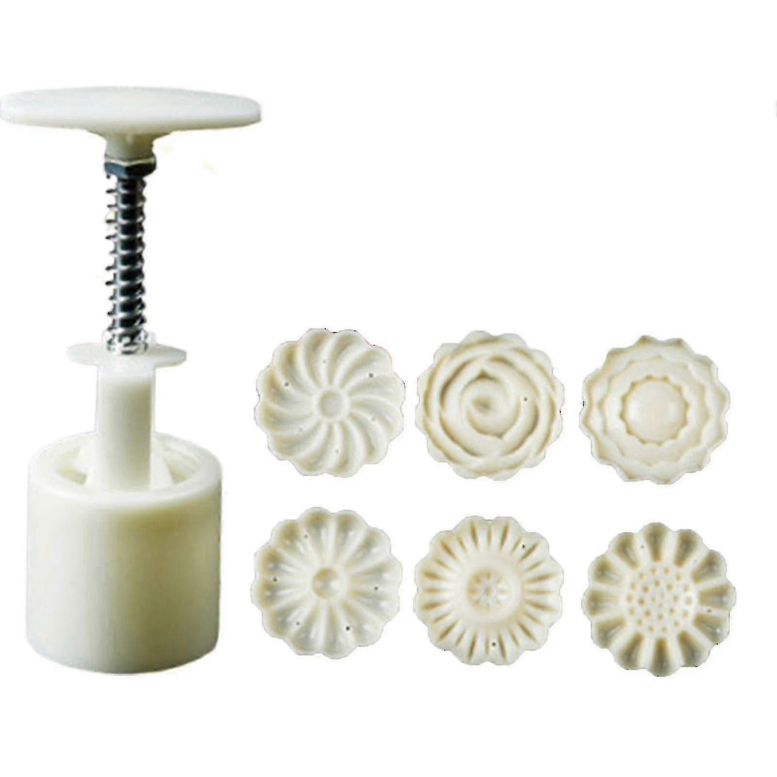 Hand-Press Non-Stick Mooncake Stamp Set