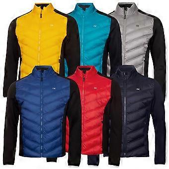 Calvin Klein Chaqueta de golf híbrida transpirable aislada Frontera para hombre