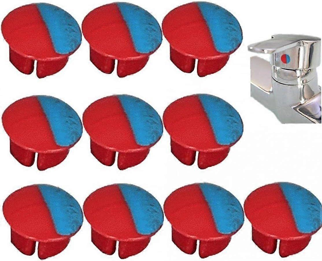 Hot Cold Indicator Buttons for Faucets (10pcs)