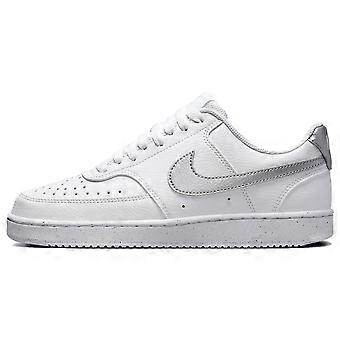 Nike Court Vision Low Next Nature Bianco Argento Metallizzato da Donna DH3158-108