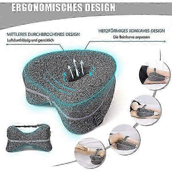 Ergonomic Memory Foam Knee Pillow