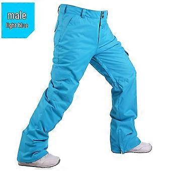 Pantalones de esquí y snowboard para hombre, de corte holgado y tejido grueso.