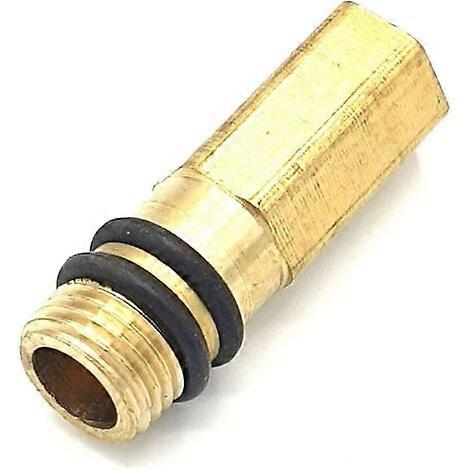 Solid Brass M10 Blanking Plug For Hot Cold Water Inlet