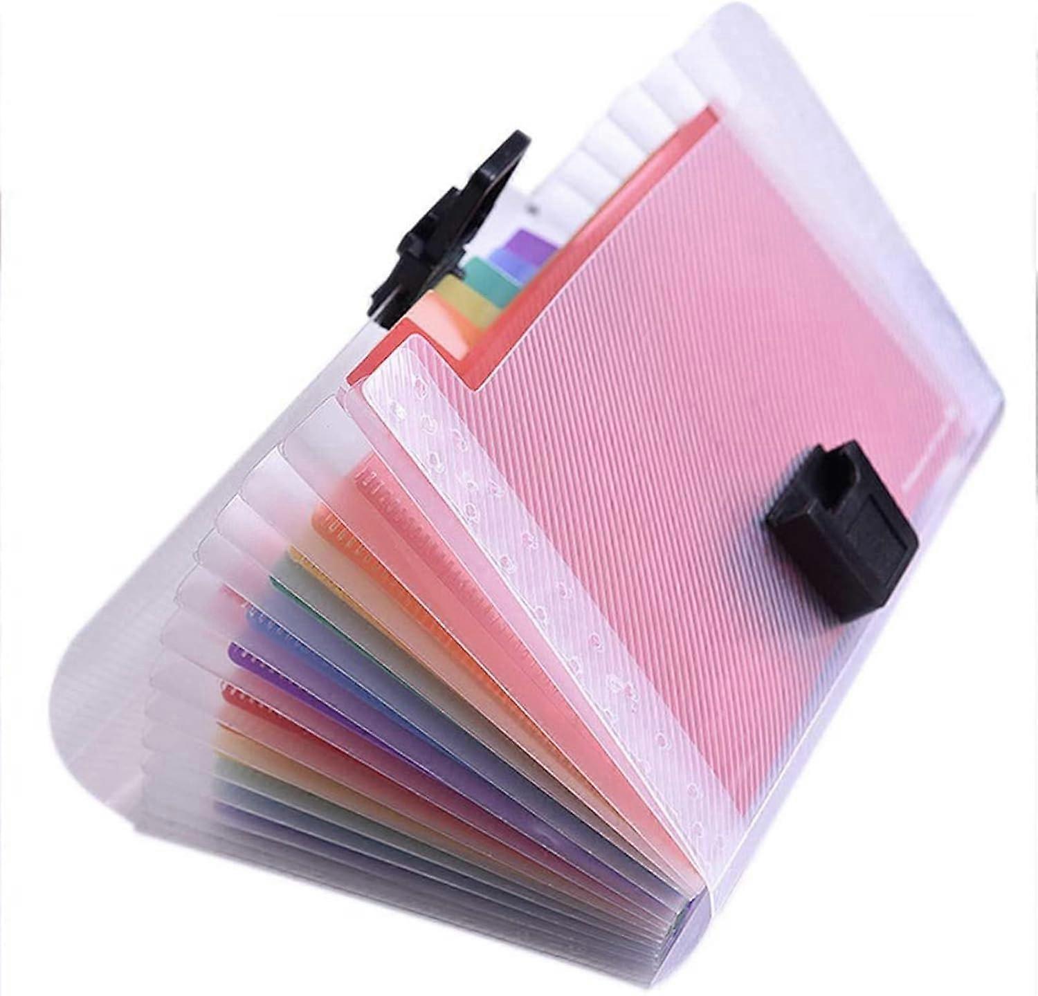 13-Pocket Waterproof Mini Accordion Folder
